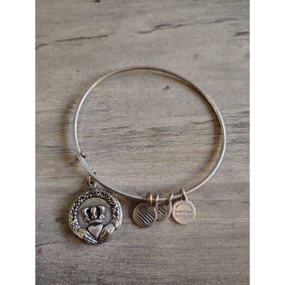 Alex And Ani Claddagh Loyalty Love Friendship Bracelet Adjustable USA Made - Picture 1 of 6